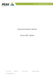 Discontinuation Notice DN001 - MS Table