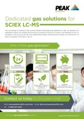 Sciex Sales One Sheet/Flyer