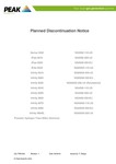 Planned Discontinuation Notice PDN-002