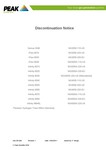 Discontinuation Notice DN009 - G3040, i-FlowLab Infinity 90, NM45L, NG