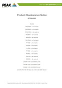 Product Obsolescence Notice - PODN-003