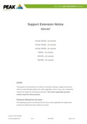 Support Extension Notice SEN-007