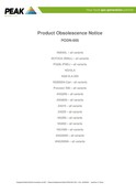 Product Obsolescence Notice - PODN-005