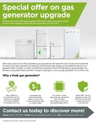 Gas generator upgrade leaflet