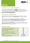 Peak Warranty Plans 2021 - PM Plan (German)