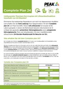 Peak Warranty Plans 2021 - Complete Plan 24 (German)