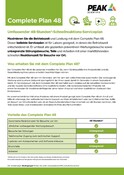Peak Warranty Plans 2021 - Complete Plan 48 (German)
