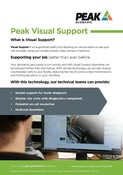 Peak Visual Support Single Sheet